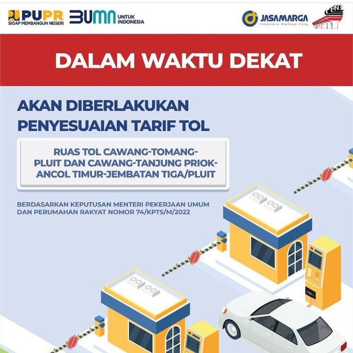 Tarif Tol Dalam Kota Jakarta Naik Dalam Waktu Dekat, Berapa Ya ...